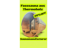 Thermowood Fasssauna – dein privater Wellness-Spot direkt im Garten