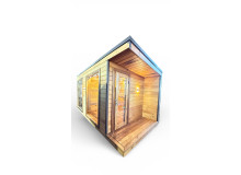 Sauna aus Thermoholz Deutschland. Händler-Modell mit 30–40 % Marge