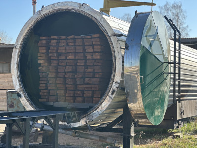 Профессиональная термообработка древесины в Украине | Завод Thermowood Production