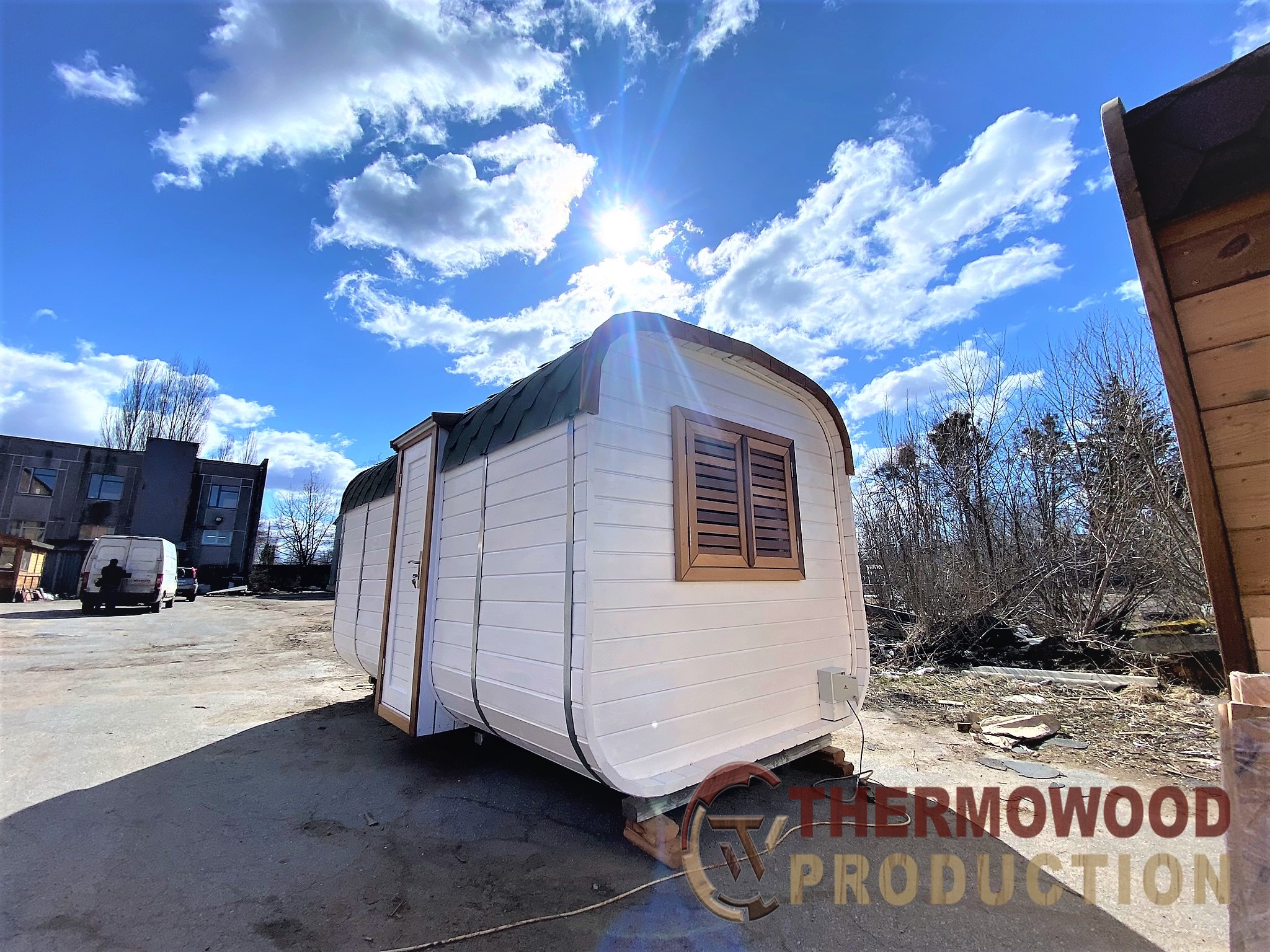 Baths from Thermowood Production