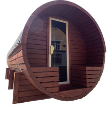 5m Sauna mit 64mm Holzdicke