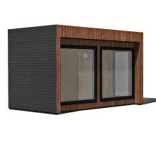Thermowood CUBEx2 Doppelwürfel-Modulsauna 4,64 x 2,56 m von Thermowood Production