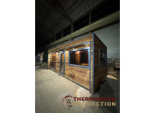 Die Saunaproduktion mit Thermoholz ist eine bewusste Entscheidung für Thermowood Production