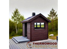 Thermoholz in Saunaprojekten von Thermowood Production