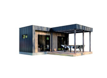 Tee im Badehaus: Details aus der Thermowood Production