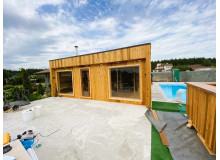 Entdecken Sie den Saunabau aus Thermoholz von Thermowood Production!