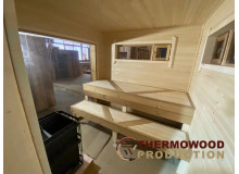 Die Versuchswerkstatt von Thermowood Production beschäftigt sich mit der Herstellung neuer vielversprechender Saunamodelle