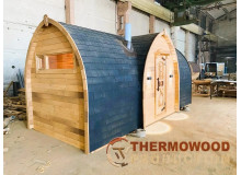 Wikinger-Badehaus 6,0x2,6m schlüsselfertig von Thermowood Production