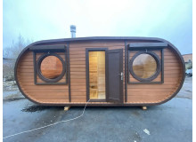 Ovale Sauna in Deutschland vom ukrainischen Hersteller Thermowood Production – Qualität, Komfort und günstiger Preis