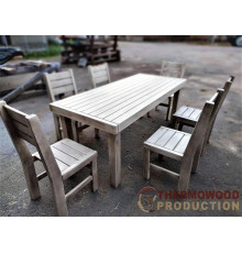White furniture with patina made of solid wood from the manufacturer, Furniture set - 45