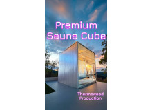 Sauna Premium Cube 2,7 x2,4xh2,7 m vom Hersteller Thermowood Production